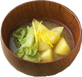 リンゴ+レタス