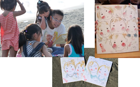 似顔絵ツアー
